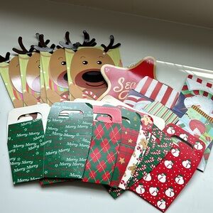 GIFT BAGS & BOXES new ~ holiday treat holders, etc